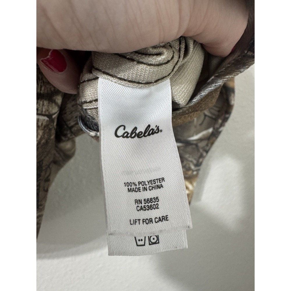 Cabelas Camo Hunting Button Down Mens 2XL Outdoor Deer Pockets - Picture 6 of 9